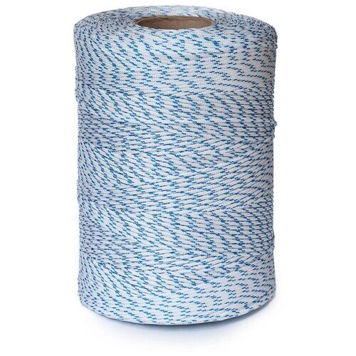 Шнур плетеный OPTIMA, 3,00 мм, 1000 м, белый с синим от компании М.Видео - фото 1