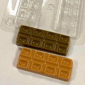 Шоколадки 351 - форма для мыла пластиковая