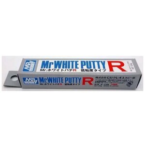 Шпаклевка для сборных моделей жидкая P-123, Mr. White Putty R, 25 гр, MR. HOBBY (Япония)