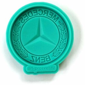 Силиконовая формы - молд "Эмблема Mercedes-Benz"S)