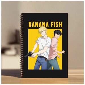 Скетчбук А5 по аниме Банановая рыба / Banana Fish №3
