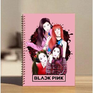 Скетчбук А5 по аниме Blackpink / Black pink / Блек пинк №8