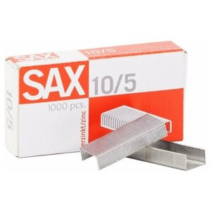 Скобы для степлера N10/5 SAX оцинкованные (2-20 лист.) 1000 шт вупаковке