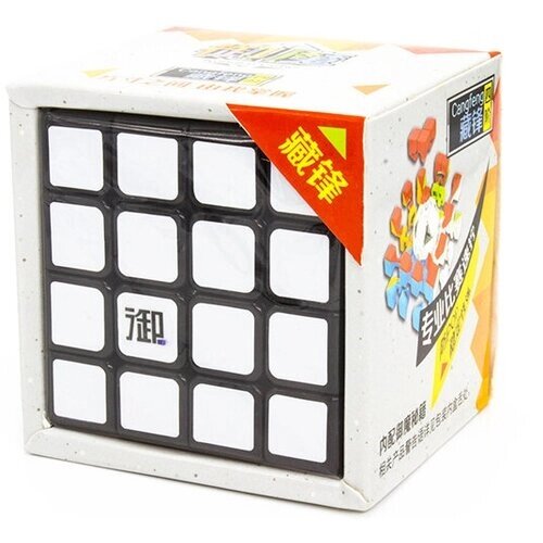Скоростной Кубик Рубика KungFu 4x4 CangFeng 4х4 / Головоломка для подарка / Черный пластик от компании М.Видео - фото 1
