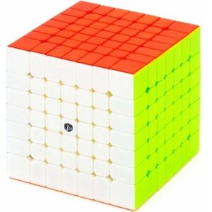Скоростной Кубик Рубика QiYi MoFangGe 7x7 х7 Spark / Головоломка для подарка / Цветной пластик