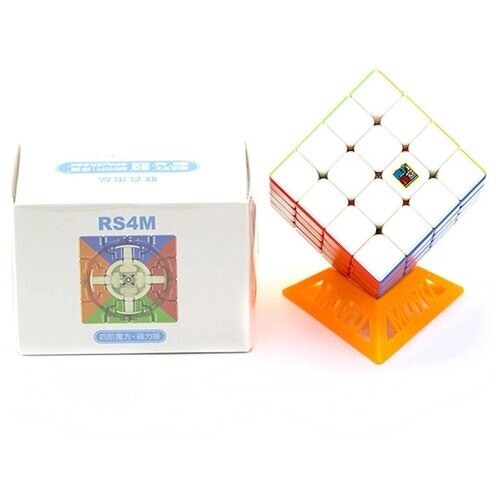 Скоростной магнитный кубик Рубика MoYu 4x4x4 RS4 M Цветной пластик от компании М.Видео - фото 1