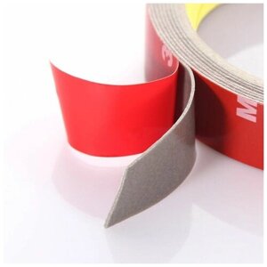 Скотч двухсторонний 3M TAPE (ACRYL) 8мм х 2.5м (5 рулонов скотча 3М)