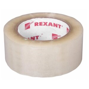 Скотч упаковочный 48 мм х 50 мкм, прозрачный (рулон 150 м) Rexant, 6шт