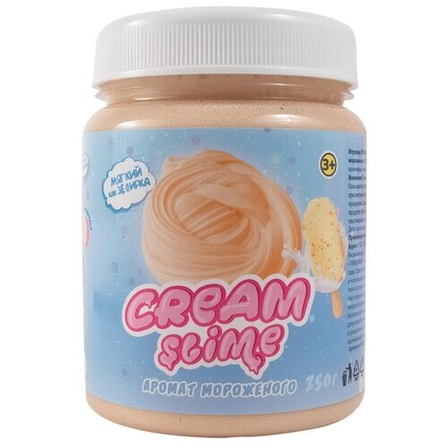 Слайм Cream-Slime, кремовый, с ароматом мороженого, 250г от компании М.Видео - фото 1