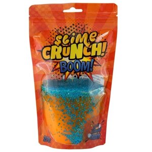 Слайм (лизун) Crunch Slime. Boom", с ароматом апельсина, 200 г, волшебный МИР, S130-26