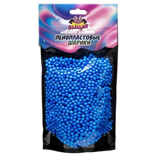 Slimer Slimer. Пенопластовые шарики 4 мм, голубой от компании М.Видео - фото 1