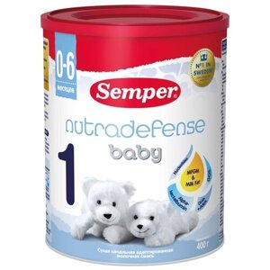 Смесь Semper Baby Nutradefense 1, 0-6 месяцев, 400 г