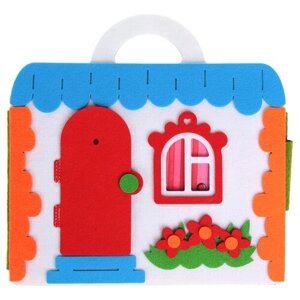 Smile Decor Коврик-игралка "Кукольный домик", высота куклы — 11 см