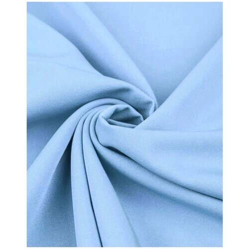 Сорочечная Ткань для шитья Панацея (35%вискоза, 65%ПЭ), Текса Вей, плотность 160г/м3, ширина 1,5*5, голубой от компании М.Видео - фото 1
