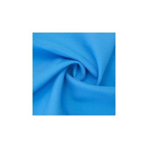 Сорочечная Ткань для шитья Панацея (35%вискоза, 65%ПЭ), Текса Вей, плотность 160г/м3, ширина 1,5*5, ярко голубой от компании М.Видео - фото 1