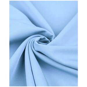 Сорочечная Ткань для шитья Тиси (35%ХБ, 65%ПЭ), Текса Вей, плотность 120г/м3, ширина 1,5*2,5, голубой