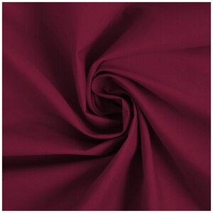 Сорочечная Ткань для шитья Тиси (35%ХБ, 65%ПЭ), Текса Вей, плотность 120г/м3, ширина 1,5*5, бордовый