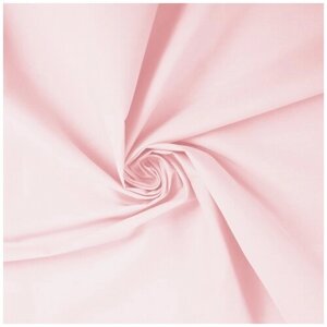 Сорочечная Ткань для шитья Тиси (35%ХБ, 65%ПЭ), Текса Вей, плотность 120г/м3, ширина 1,5*5, св. розовый