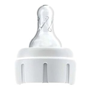 Соска Dr. Brown's силиконовая с крышкой-держателем для глубоко недоношенных детей с узким горлышком 0+ прозрачный