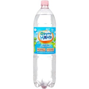 Спайка Вода детская питьевая ФрутоНяня, 1,5л (6 шт )