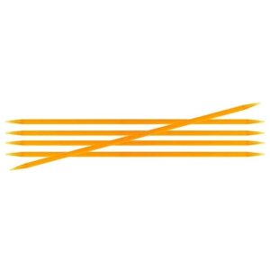 Спицы чулочные "Trendz" 4мм/20см, акрил, оранжевый KnitPro 51021