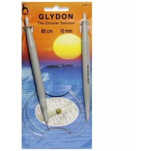 Спицы круговые "Glydon", 10 мм, 80 см, пластик