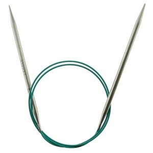 Спицы круговые Mindful 5мм/80см, нержавеющая сталь, серебристый, KnitPro, 36101