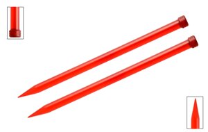 Спицы прямые Knit Pro Trendz, 12 мм, 30 см, акрил, красный, 2 шт (KNPR. 51201)