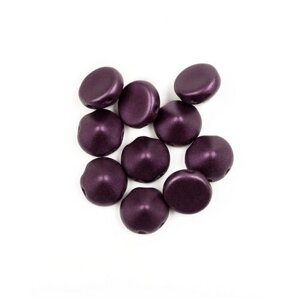 Стеклянные чешские бусины с двумя отверстиями, Tipp Beads, 8 мм, цвет Alabaster Pastel Bordeaux, 10 шт.