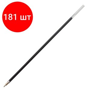 Стержень для шариковой ручки BRAUBERG 170235, масляные чернила, 0.35 мм, 145 мм синий 181 шт.