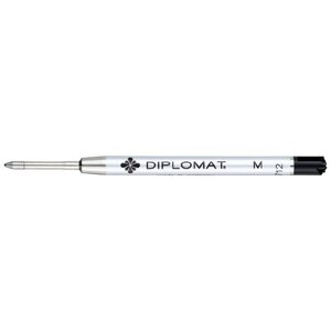 Стержень для шариковой ручки DIPLOMAT EasyFlow M, D20000356/D20000524, 0.7 мм, 98 мм (1 шт.) черный