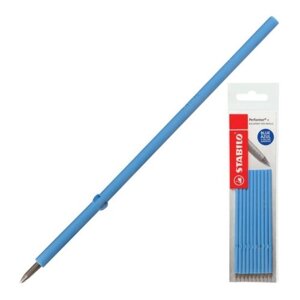 Стержень для шариковой ручки STABILO Performer+ 0.3 мм синий 10 шт.