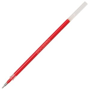 Стержень гелевый BRAUBERG 130 мм, красный, игольчатый узел 0,5 мм, линия письма 0,35 мм, 20 шт.
