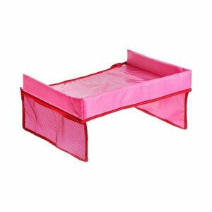 Столик-органайзер для детского автокресла TORSO, розовый, 35 х 50 см (комплект из 2 шт)