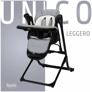 Стульчик для кормления baby детский 3 в 1 Nuovita Unico Leggero раскладной пластиковый