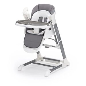 Стульчик для кормления детский с электронным устройством качения Nuovita Unico lux Bianco (Grigio, Bianco/Серый, Белый)