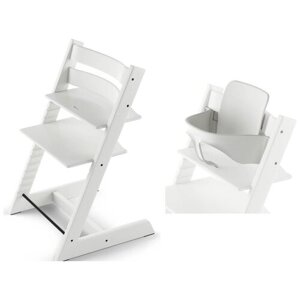 Стульчик Stokke Tripp Trapp White 100107(с держателем)