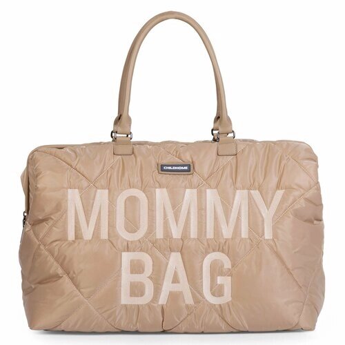 Сумка для мамы CHILDHOME MOMMY BAG, сумка для прогулок с ребенком, городская, для путешествий, для роддома, бежевая от компании М.Видео - фото 1