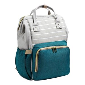 Сумка-рюкзак для хранения вещей малыша, цвет серый/желтый 3805567