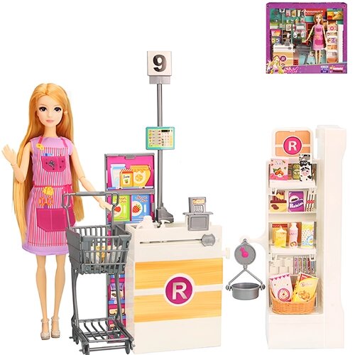 Супермаркет игровой набор кукла 31 см с аксессуарами для шопинга, 91030-А/2170446 от компании М.Видео - фото 1