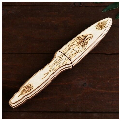 Сувенир деревянный "Кинжал- мини", с чехлом от компании М.Видео - фото 1