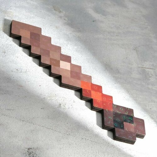 Сувенир деревянный "Нож", 20 см, пиксельный от компании М.Видео - фото 1