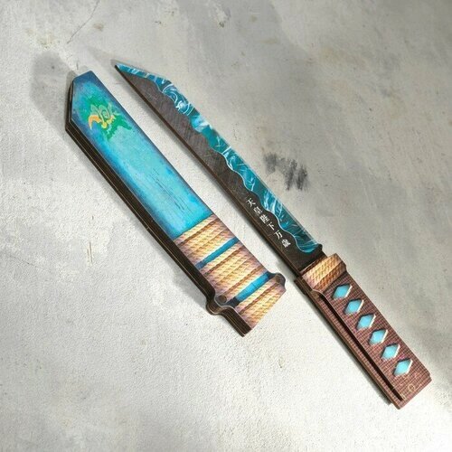 Сувенир деревянный "Нож Танто", в ножнах, алмазный от компании М.Видео - фото 1