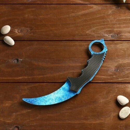 Сувенирное оружие из дерева «Керамбит, допплер» от компании М.Видео - фото 1
