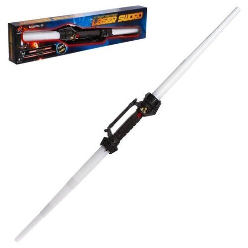 Световой меч «Джедай» 115 см световые и звуковые эффекты работает от батареек от компании М.Видео - фото 1