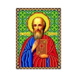 Святой Иоанн Рисунок на ткани 18х24,5 Каролинка ткби 4063