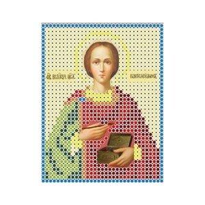 Святой Пантелеймон Рисунок на ткани 7х9 Каролинка ткби 6004