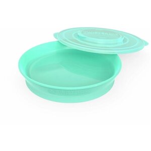 Тарелка Twistshake (Plate). Пастельный зелёный (Pastel Green). Возраст 6+m. Арт. 78161