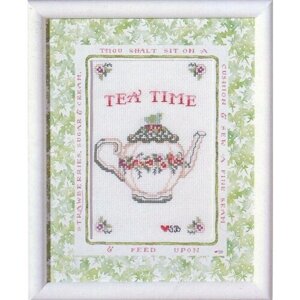 Tea Time #42948 Bucilla Набор для вышивания 12 x 16 см Счетный крест