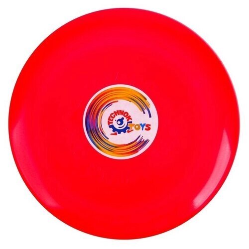 ТехноК Летающая тарелка, 24  24  2,5 см, цвет красный + мел в подарок от компании М.Видео - фото 1